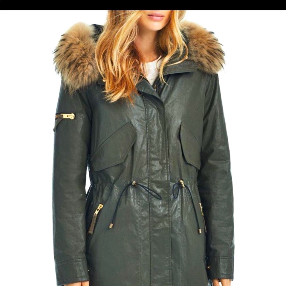 Sam Hudson special edition xl fur quilted lining parka